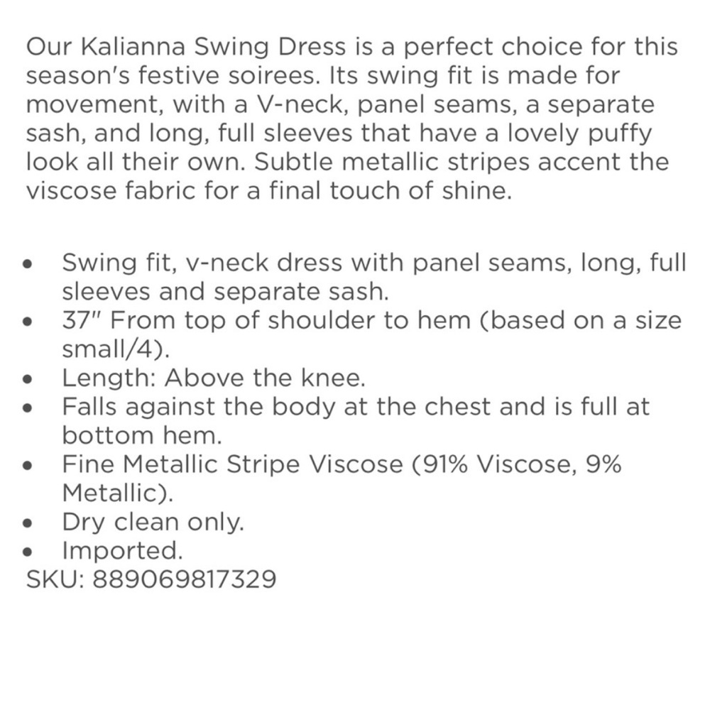 Lilly Pulitzer Kalianna Swing Dress - Picture 8 of 8